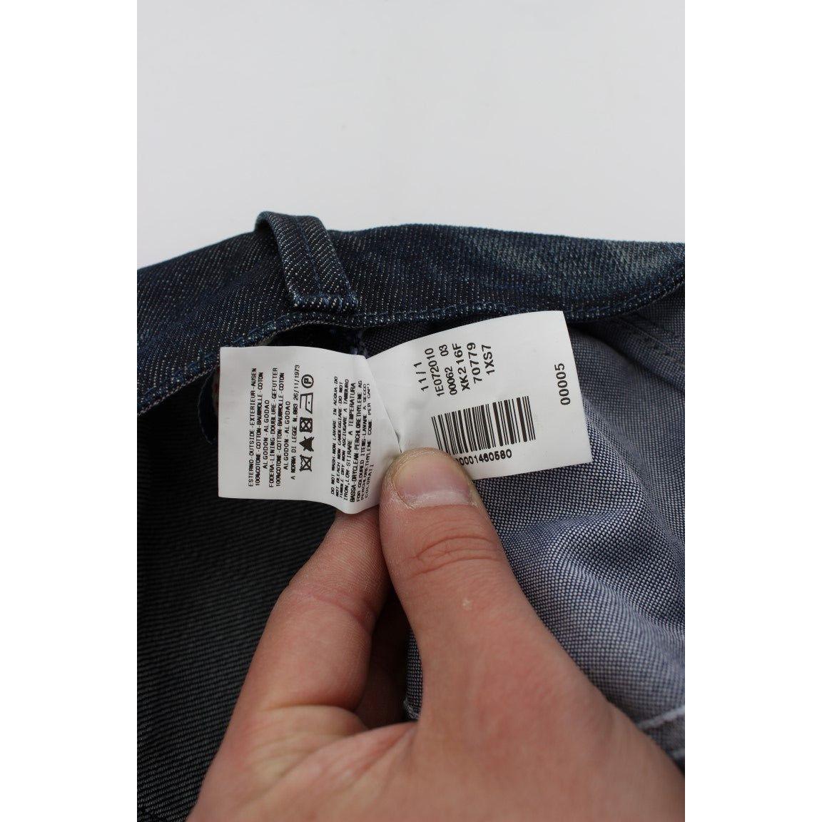 Acht Blue Cotton Regular Straight Fit Jeans Acht