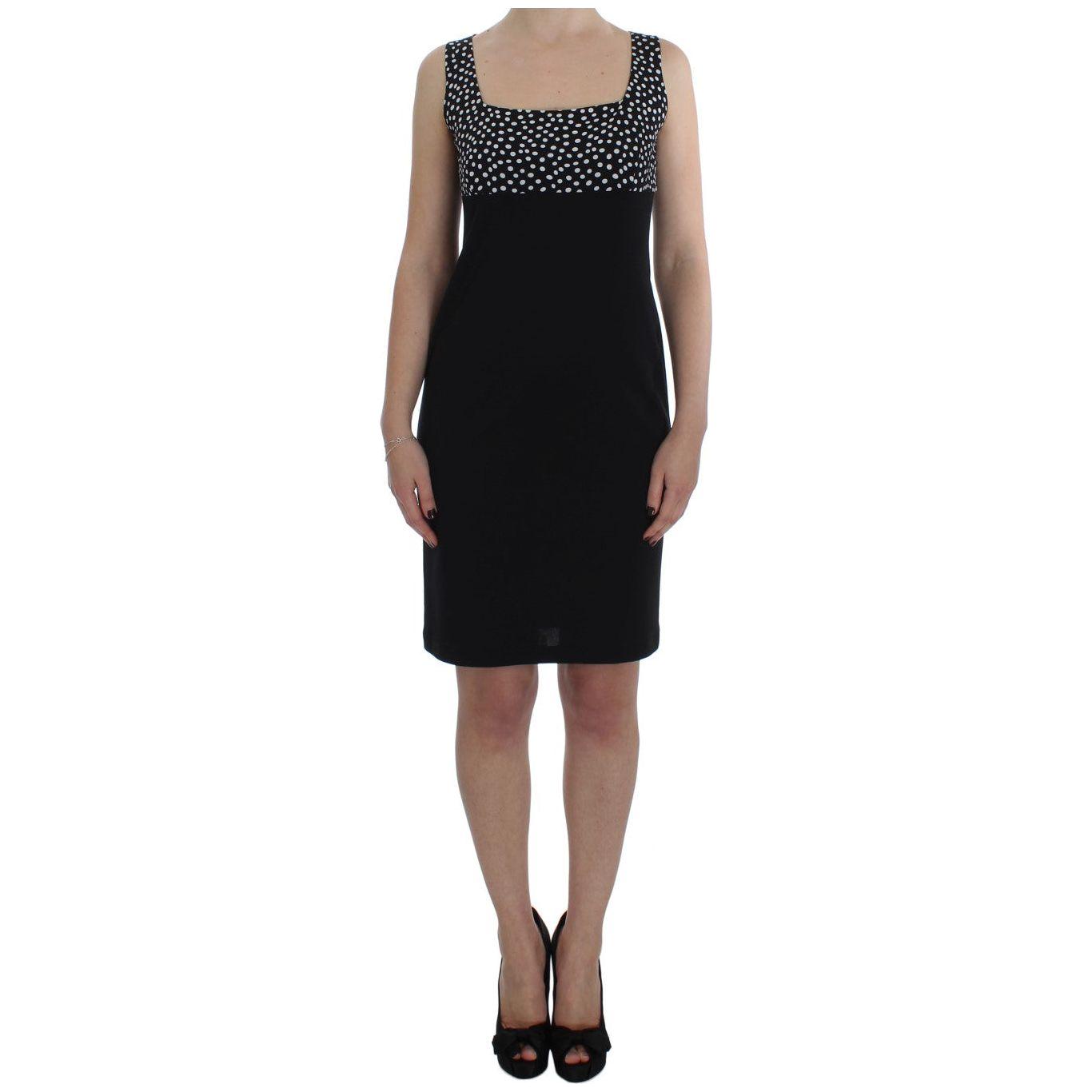BENCIVENGA Black Stretch Sheath Dress & Sweater Set BENCIVENGA