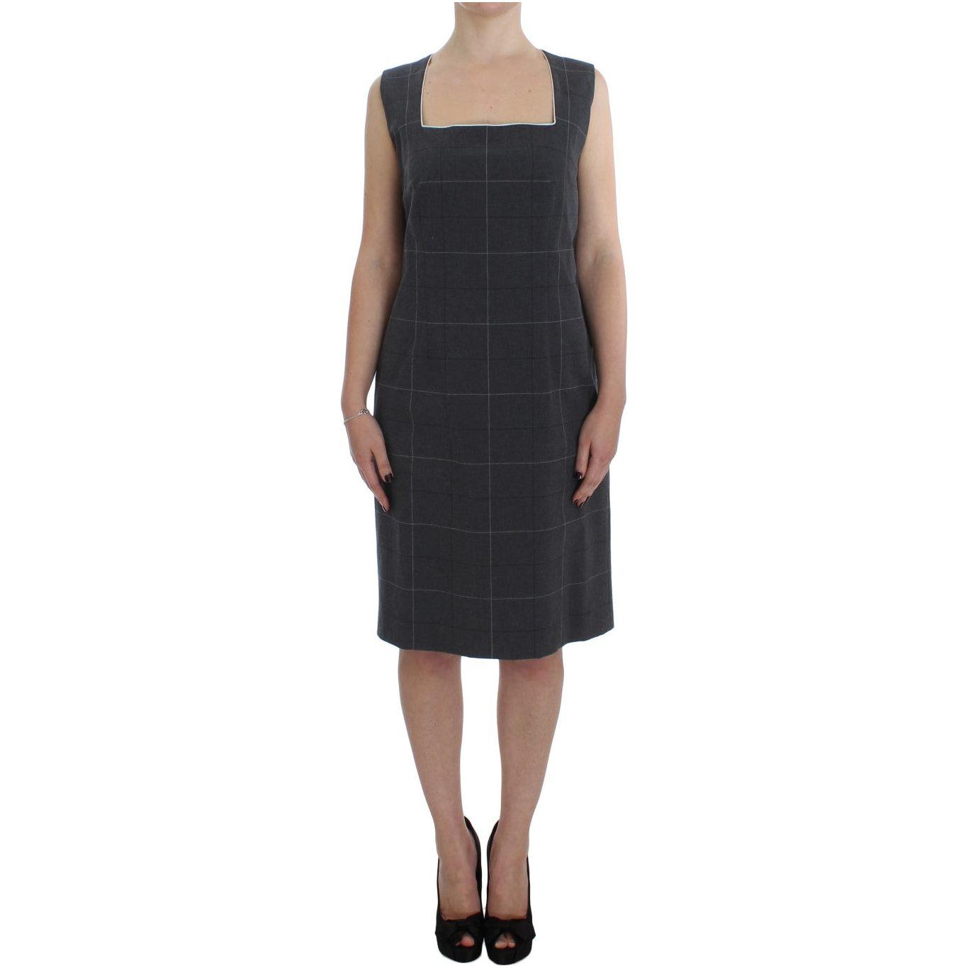 BENCIVENGA Gray Stretch Sheath Dress Suit Set BENCIVENGA