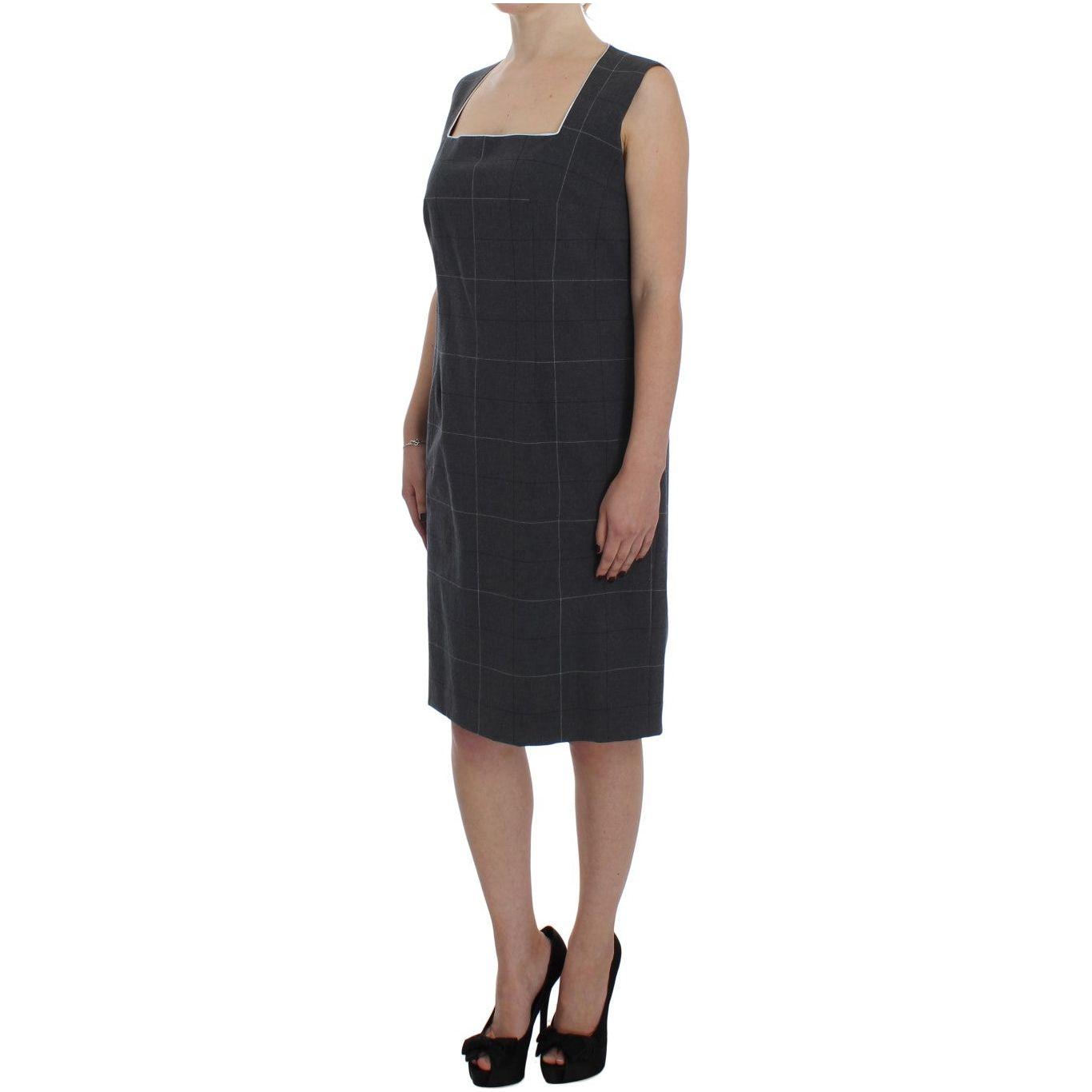 BENCIVENGA Gray Stretch Sheath Dress Suit Set BENCIVENGA