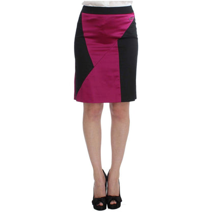 Exte Black Pink Two Piece Suit Skirt & Blazer Exte