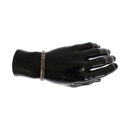 Nialaya Gray Rhodium 925 Silver Bangle Bracelet Nialaya