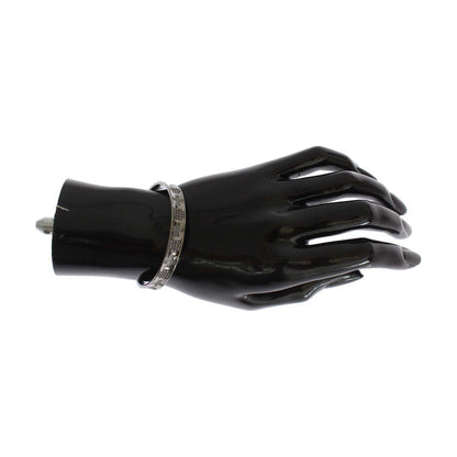 Nialaya Gray Rhodium 925 Silver Bangle Bracelet Nialaya