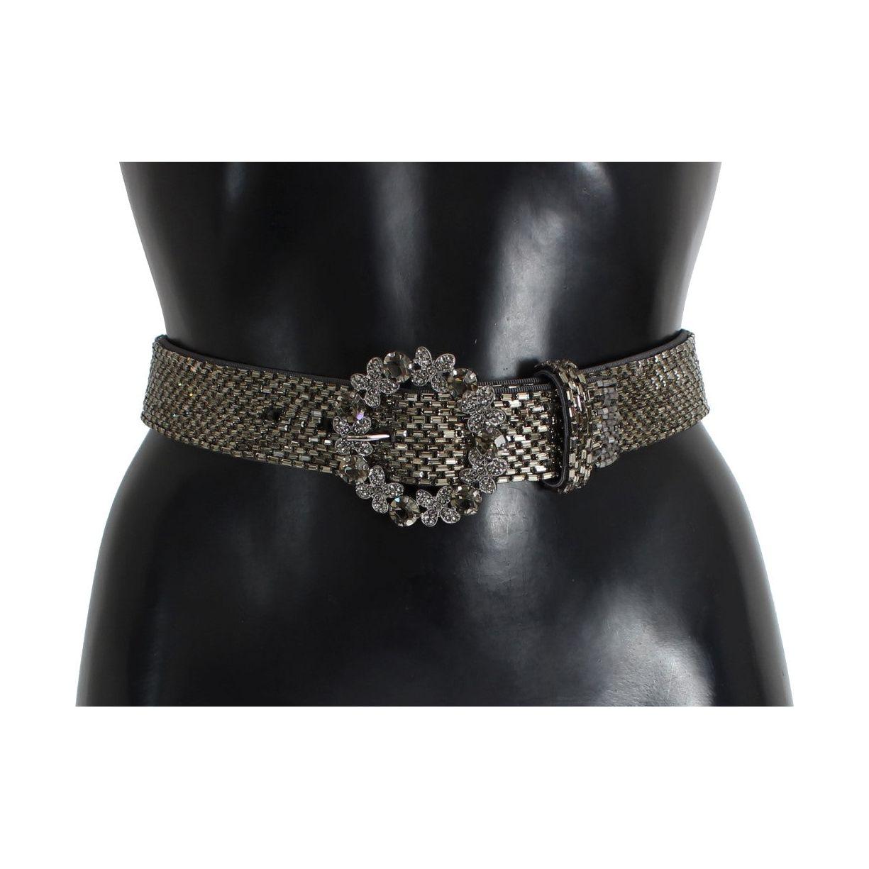 Dolce & Gabbana Crystal Buckle Sequined Waist Belt Dolce & Gabbana