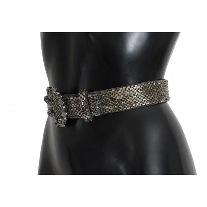 Dolce & Gabbana Crystal Buckle Sequined Waist Belt Dolce & Gabbana