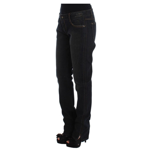 Ermanno Scervino Blue Wash Cotton Boyfriend Jeans SIG30276-4