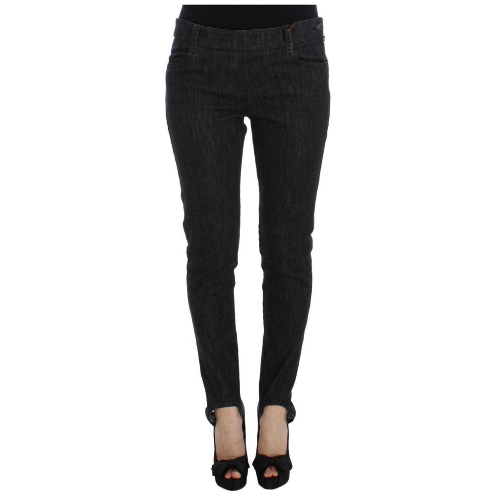 Ermanno Scervino Blue Cotton Slim Fit Denim Jeans SIG30280-2