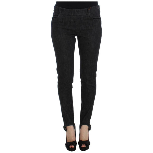 Ermanno Scervino Blue Cotton Slim Fit Denim Jeans SIG30280-2