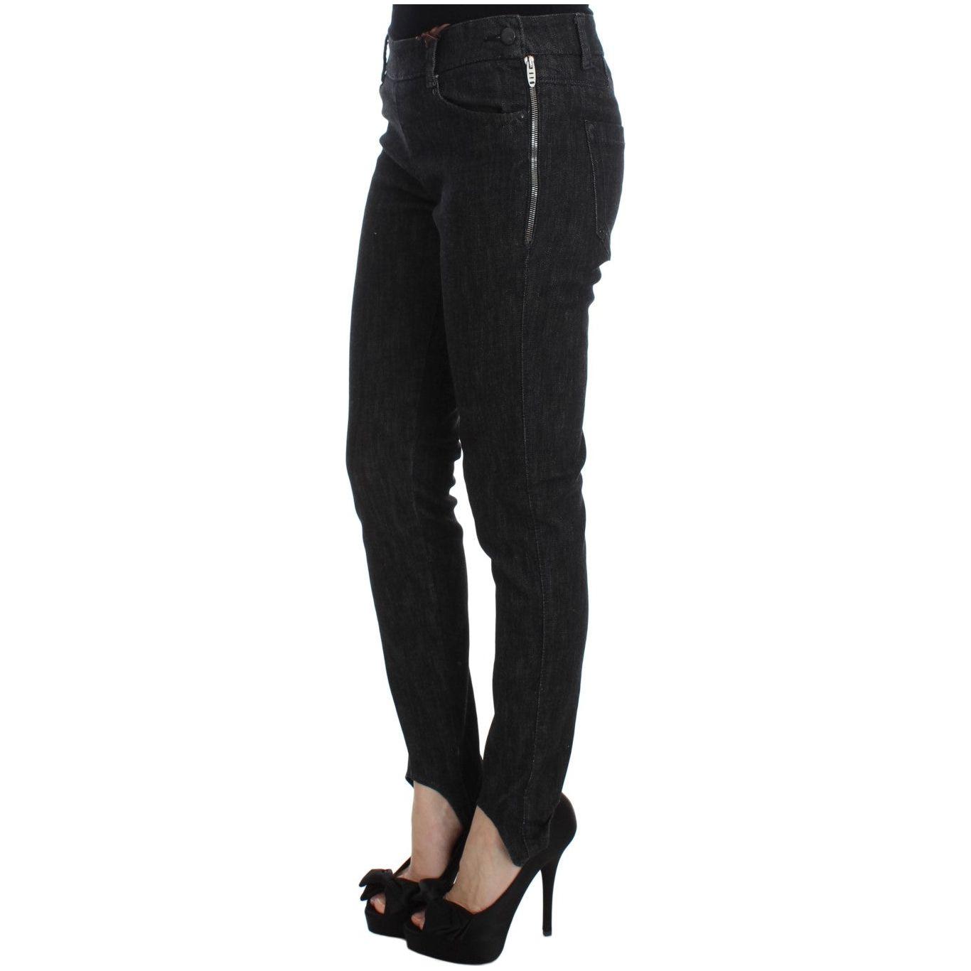 Ermanno Scervino Blue Cotton Slim Fit Denim Jeans SIG30280-2
