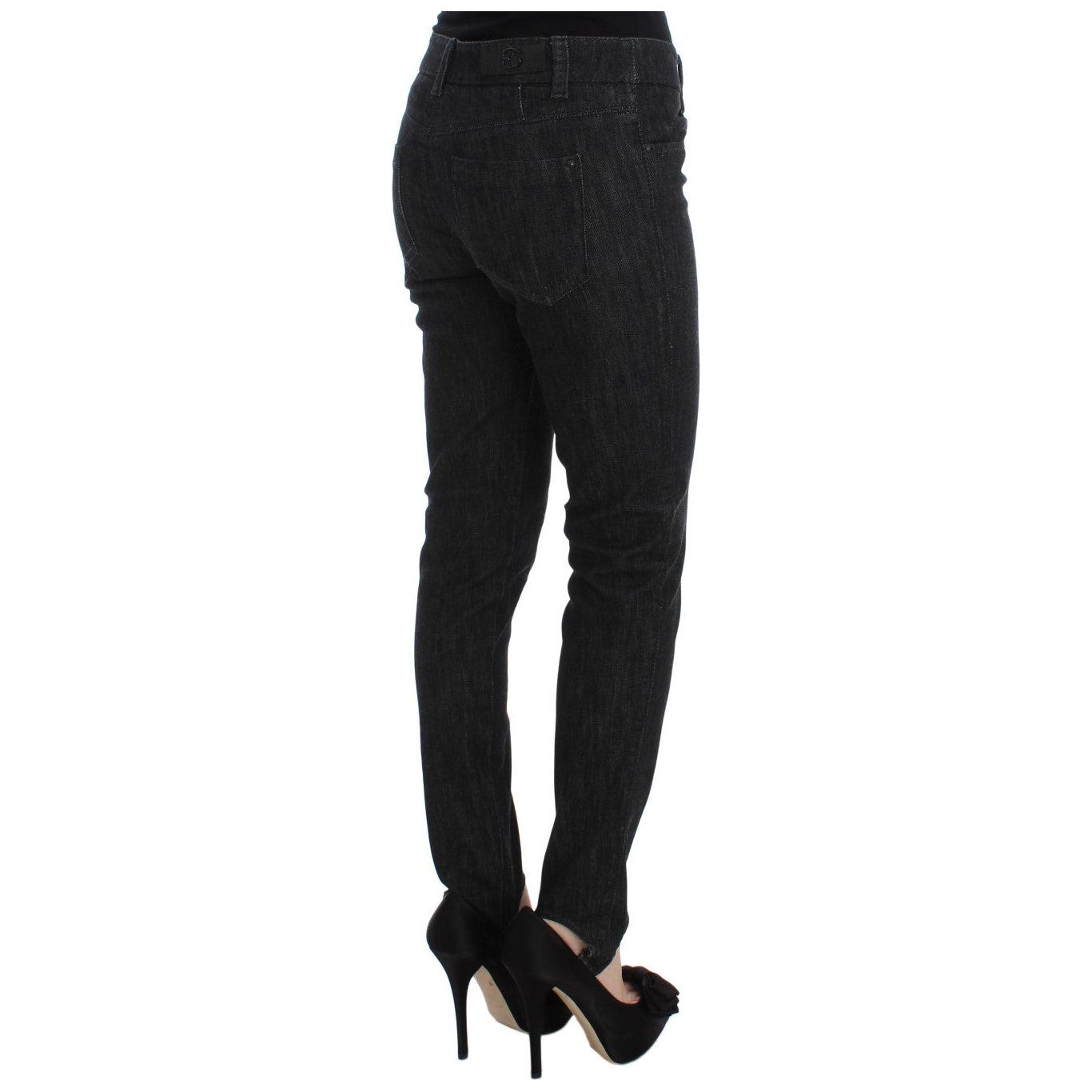 Ermanno Scervino Blue Cotton Slim Fit Denim Jeans SIG30280-2