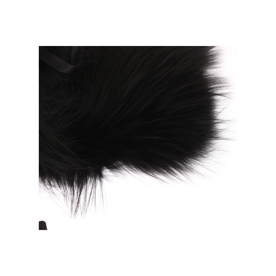 Dolce & Gabbana Black Fox Fur Collar Scarf Dolce & Gabbana