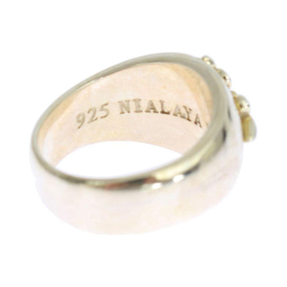Nialaya Silver Crest 925 Sterling Ring Nialaya