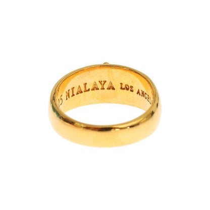 Nialaya Gold Plated 925 Silver Ring Nialaya