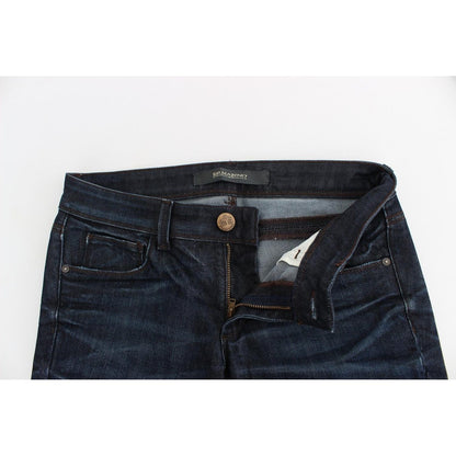 Ermanno Scervino Blue Slim Jeans Denim Pants Skinny Leg Stretch Ermanno Scervino