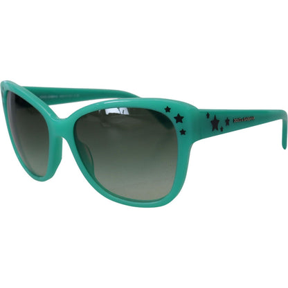 Dolce & Gabbana Green Stars Acetate Square Shades DG4124 Sunglasses Dolce & Gabbana