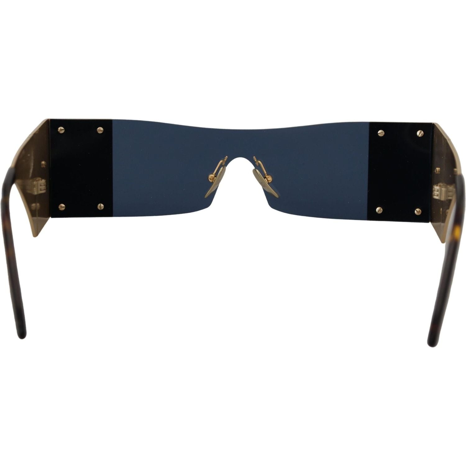Dolce & Gabbana Gold Metal Rectangle Shades DG2263 Sunglasses
