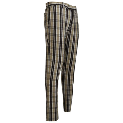 BENCIVENGA Multicolor Checkered Cotton Straight Fit Men Pants1728,67345645728,BENCIVENGA,Casual Pants - Pants - Clothing,Clothing,IT46 | S,IT48 | M,IT50 | L,IT52 | L,IT54 | XL,Jeans & Pants - Men - Clothing,Material: 80% Cotton 20% Elastane,Men,Men - Clot