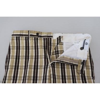 BENCIVENGA Multicolor Checkered Cotton Straight Fit Men Pants1728,67345645728,BENCIVENGA,Casual Pants - Pants - Clothing,Clothing,IT46 | S,IT48 | M,IT50 | L,IT52 | L,IT54 | XL,Jeans & Pants - Men - Clothing,Material: 80% Cotton 20% Elastane,Men,Men - Clot