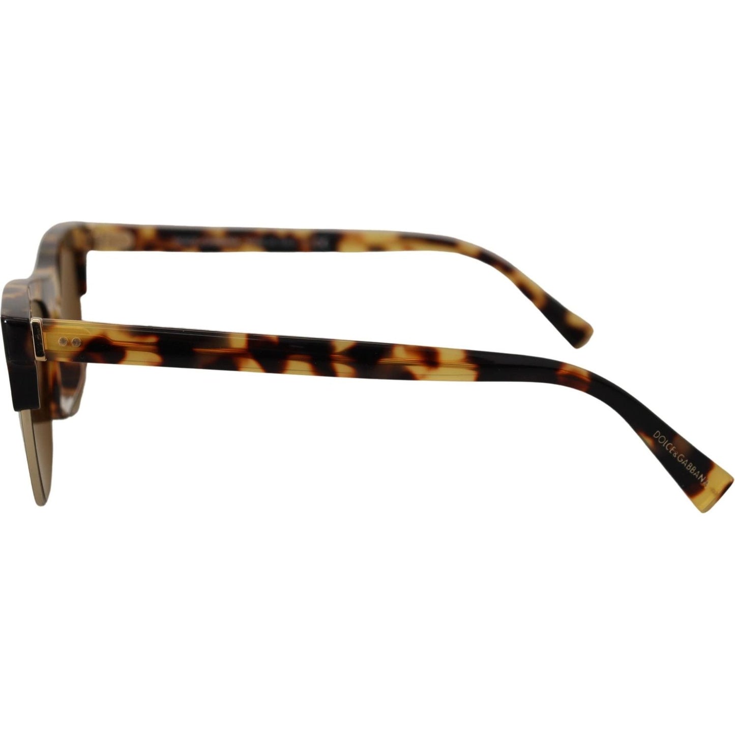 Dolce & Gabbana Brown Gold Acetate Havana DG430A Sunglasses Dolce & Gabbana