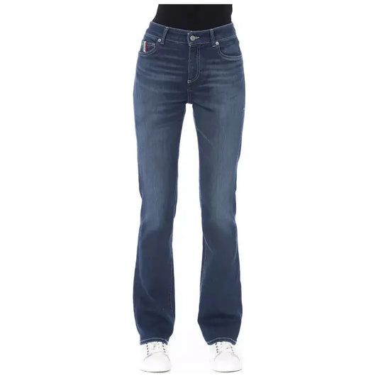 Baldinini Trend Blue Cotton Women Jeans BA-23108-W31