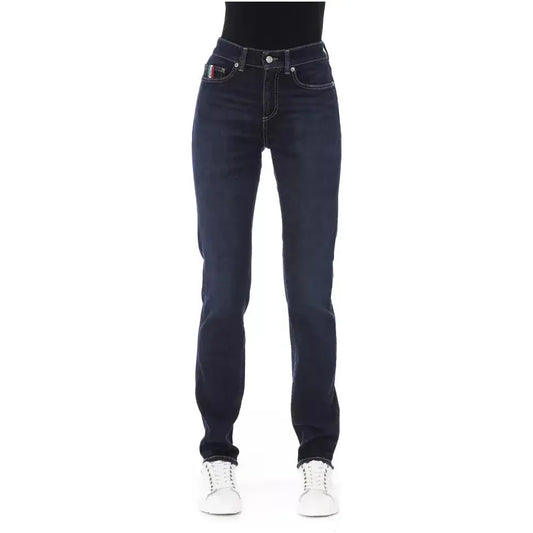 Baldinini Trend Blue Cotton Women's Jeans BA-23106-W31