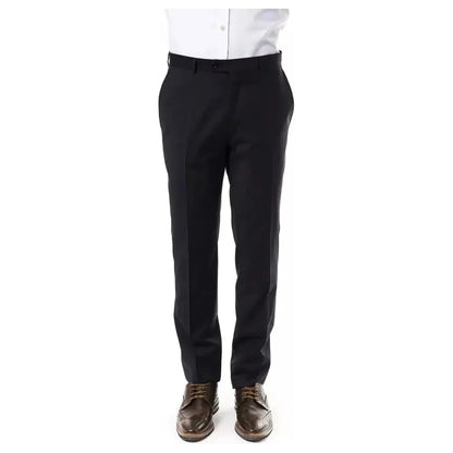 Uominitaliani Gray Wool Men Pants 1728,67345744032,Clothing,Dress Pants - Pants - Clothing,Gray,IT52 | XL,Jeans & Pants - Men - Clothing,Men,Men - Clothing,New with tags,Pants - Clothing,Uominitaliani