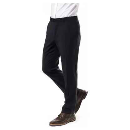 Uominitaliani Gray Wool Men Pants 1728,67345744032,Clothing,Dress Pants - Pants - Clothing,Gray,IT52 | XL,Jeans & Pants - Men - Clothing,Men,Men - Clothing,New with tags,Pants - Clothing,Uominitaliani