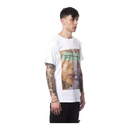 Nicolo Tonetto White Cotton Men T-Shirt