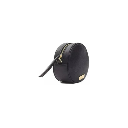 Pompei Donatella Gray Leather Women Crossbody Bag