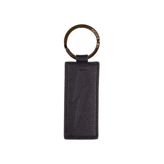 Neil Barrett Blue Leather Men Keychain NE-21064