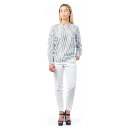 Bagutta White Cotton Women Blouse