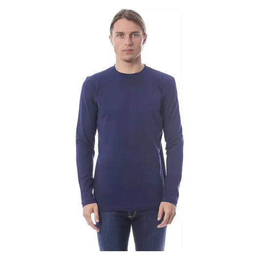 Verri Blue Cotton Men T-Shirt VE-18310-L