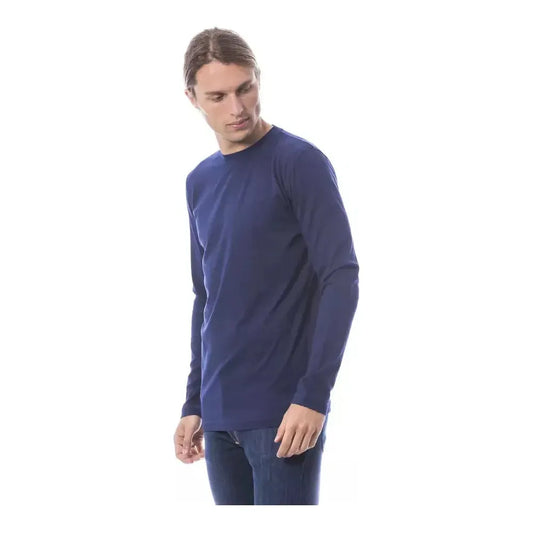 Verri Blue Cotton Men T-Shirt VE-18310-L