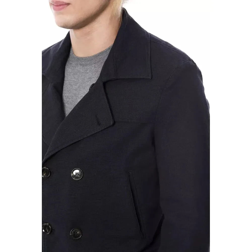 Verri Blue Cotton Blazer