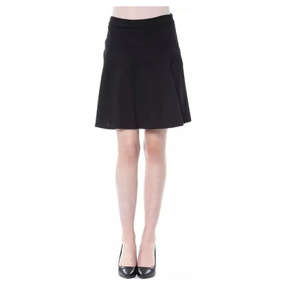 BYBLOS Black Polyester Skirt BYBLOS