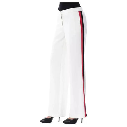 BYBLOS White Polyester Women Pants BYBLOS