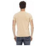 Trussardi Action Beige Cotton Men T-Shirt TR-22668-M