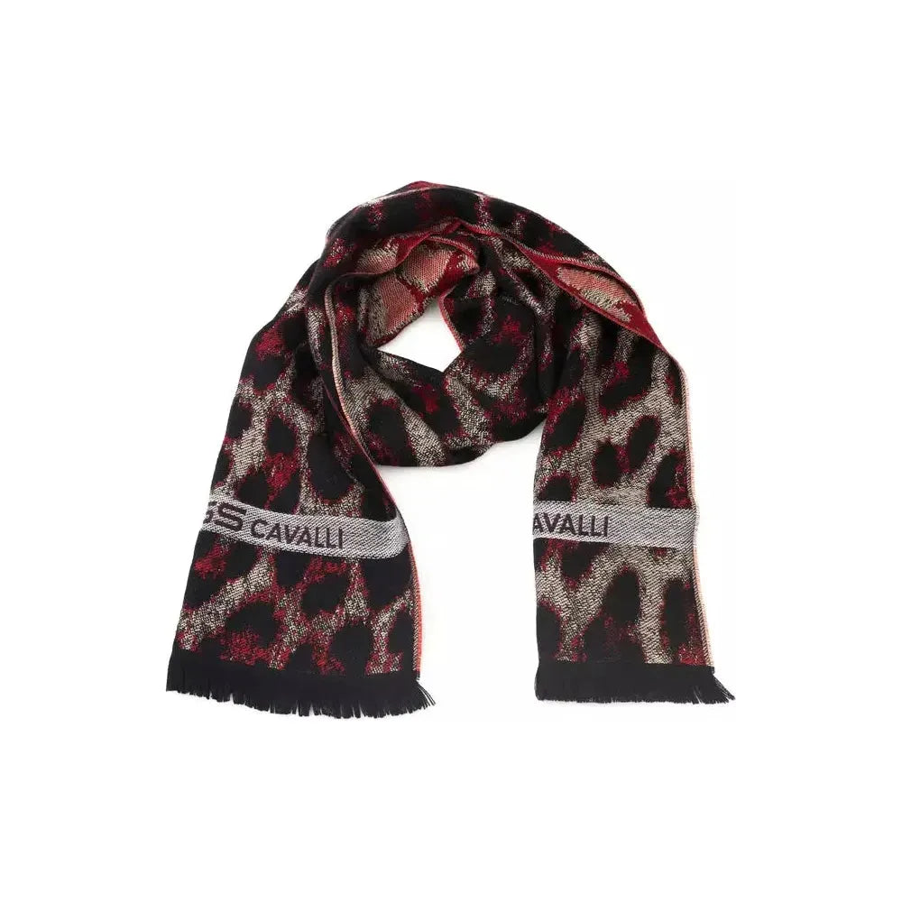 Cavalli Class Burgundy Wool Men Scarf 1728,67345744032,Accessories,Burgundy,Cavalli Class,Men,Men - Accessories,New with tags,Scarves - Accessories,Scarves - Men - Accessories,Scarves - Scarves - Accessories