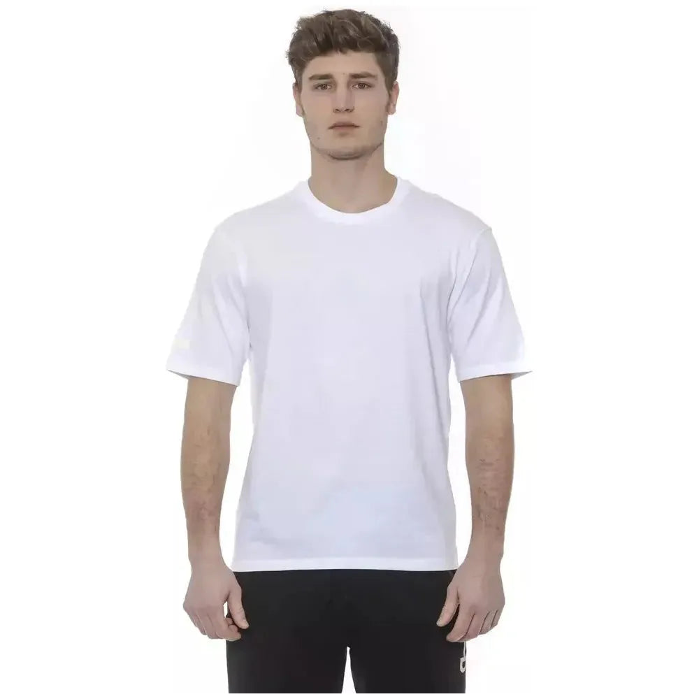 Tond White Cotton Men T-Shirt Tond