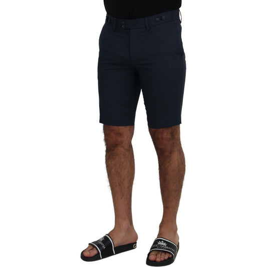 Dolce & Gabbana Blue Bermuda Low Waist Men Shorts PAN74017-IT44