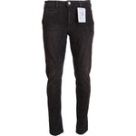 Acht Elegant Corduroy Brown Pants Acht Dark Slate Gray