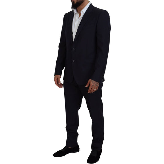 Dolce & Gabbana Blue Single Breasted 2 Piece MARTINI Suit KOS2160 - 54
