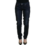Acht Blue Cotton Skinny Low Waist Women Casual Denim Jeans PAN72693- 26