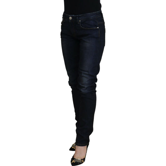 Acht Blue Cotton Skinny Low Waist Women Casual Denim Jeans PAN72693- 26