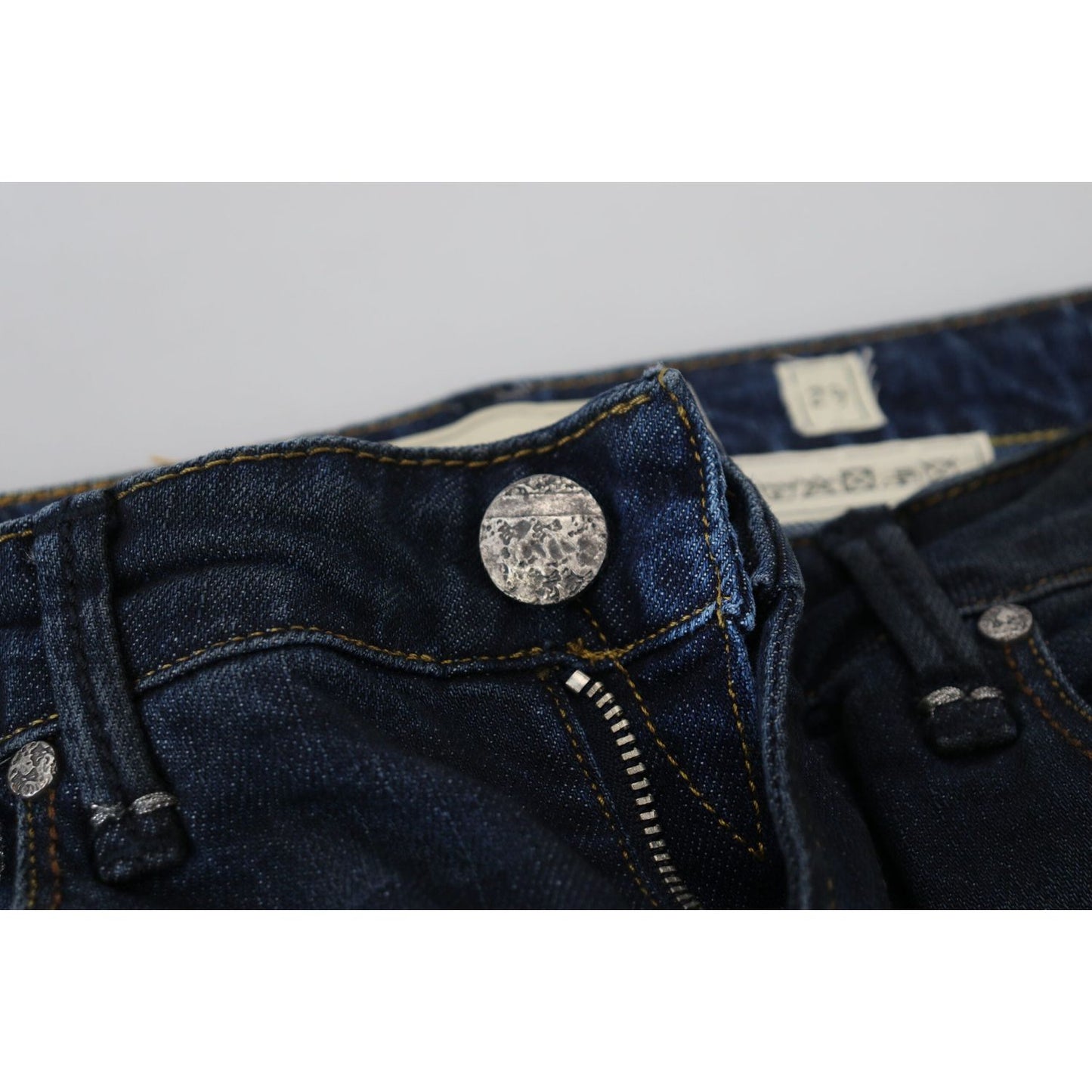 Acht Blue Cotton Skinny Low Waist Women Casual Denim Jeans PAN72693- 26