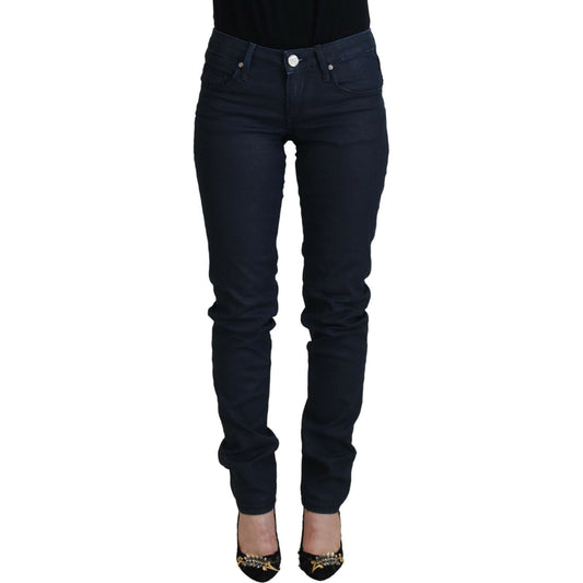 Acht Blue Cotton Skinny Low Waist Women Casual Denim Jeans PAN72696- 26