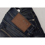 Acht Blue Washed Cotton Slim Fit Women Denim Jeans PAN74114- 26