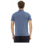 Baldinini Trend Blue Cotton Men Polo Shirt BA-23739-S