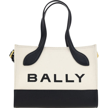 Bally White and Black Leather Mini Handbag 1728,67466920096,Bags,Bally,Black and White,Handbags - Bags,Handbags - Women - Bags,New with tags,Women,Women - Bags