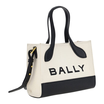 Bally White and Black Leather Mini Handbag 1728,67466920096,Bags,Bally,Black and White,Handbags - Bags,Handbags - Women - Bags,New with tags,Women,Women - Bags